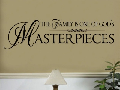 The family is one of Vinyl Wall Lettering Words Sticky  